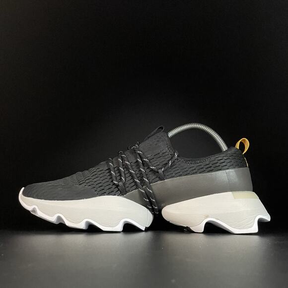 Sorel Kinetic Impact Women’s 10 Black White Lace Running Sneakers Athletic Shoes - Picture 7 of 9